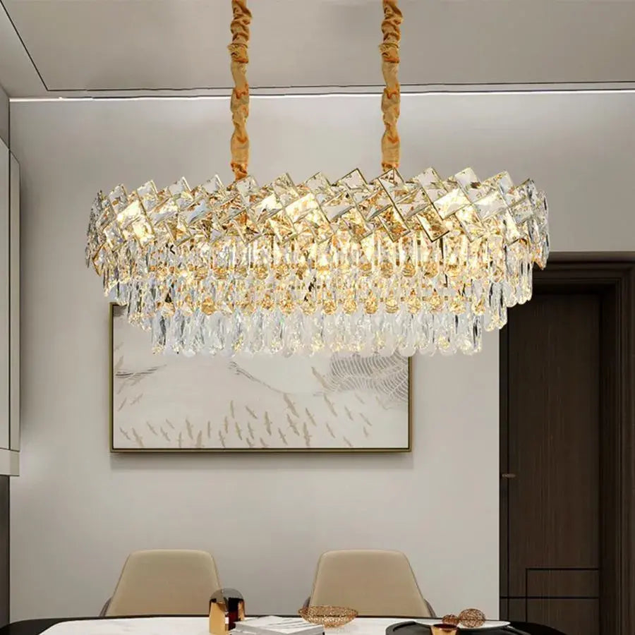 Crystal Crydelabru Windsor Regalis 10x E27, průměr 85 cm, lesklé zlato, nastavitelná výška