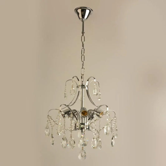 Akihico Chandier, 5*E27, Chrome, kov a křišťál