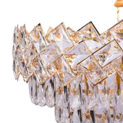 Crystal Chandier Windsor Supremo 16xE27, průměr 80 ​​cm, lesklý zlato, nastavitelná výška