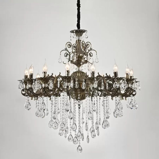 Christopher Lustr 16x E14 starožitné bronzové klasické lustry Výchozí název Alessandro Design