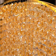Crystal Crydelaber Ander, 8*E27, Gold, Metal and Crystal
