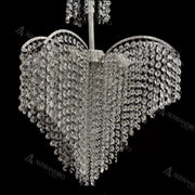 Crystal Crystal Baylor 4x E27 44 cm průměr stříbra