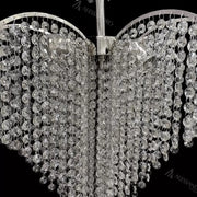 Crystal Crystal Baylor 4x E27 44 cm průměr stříbra