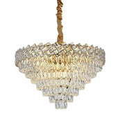 Crystal Chandier Windsor Supremo 16xE27, průměr 80 ​​cm, lesklý zlato, nastavitelná výška