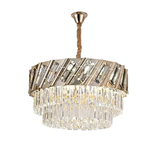Boston 8x E27 Crystal Lustr