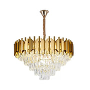 Crystal Crystal Braylen 8x E27 60 cm zlatý průměr