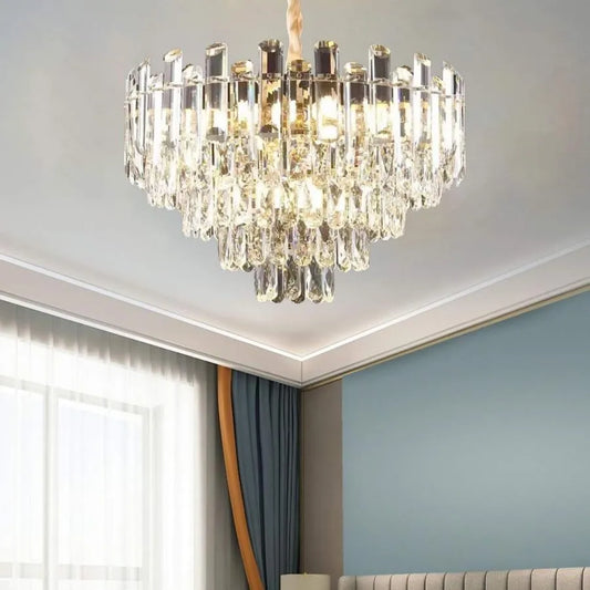 Calvin Calvin 11x E14 Crystal Chandelier 55 cm zlato