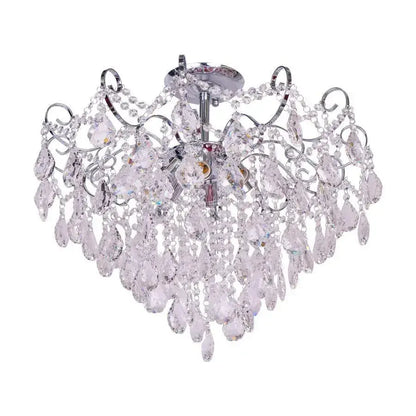 Crystal Chandier Carson 6x E27 stříbro