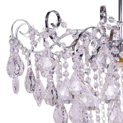 Crystal Chandier Carson 6x E27 stříbro