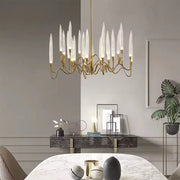 Crystal Chandier Delta 12xg4 Gold