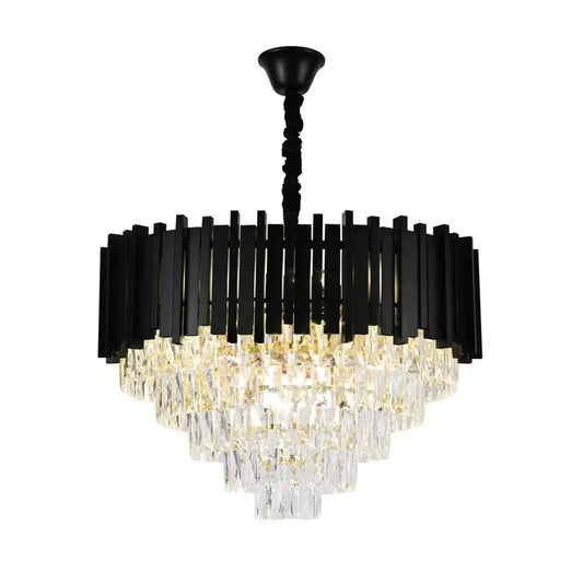 Candier Crystal Franco 8x E27 Black