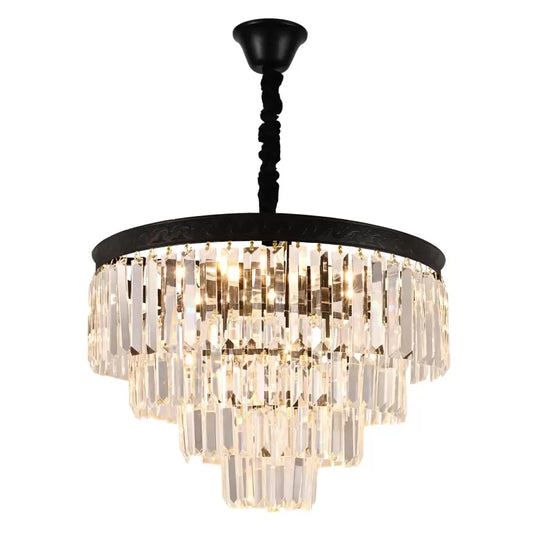 Crystal Candelabra Frank 10x E27 Black Crystal Candelabra Výchozí název Alessandro Design