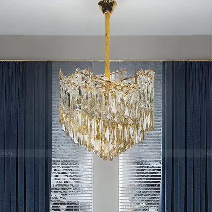 Crystal Crystal Topkapi Petito 3xe27, průměr 30 cm, lesklé zlato, nastavitelná výška