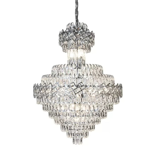 Crystal Chandier Joel 22x E27 Silver