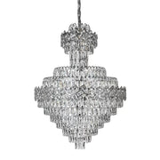 Crystal Chandier Joel 22x E27 Silver