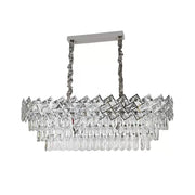 Crystal Chandier Windsor Regalis 10XE27, průměr 85 cm, lesklý chrom, nastavitelná výška