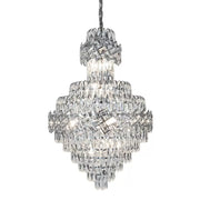 Crydelabular Crystal Windsor Grande Supremo 10xE14, průměr 60x90cm, lesklý chrom, nastavitelná výška