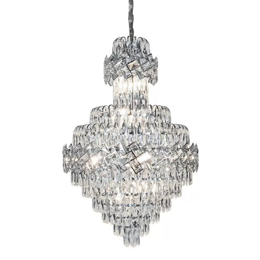 Crydelabular Crystal Windsor Grande Supremo 10xE14, průměr 60x90cm, lesklý chrom, nastavitelná výška