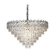 Crystal Chandier Windsor Supremo 16xE27, průměr 80 ​​cm, lesklý chrom, nastavitelná výška