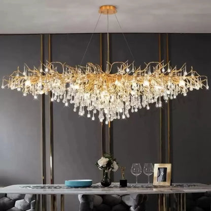 Crystalier Crystal Kaiser 13x G9 Průměr 120 cm zlatý