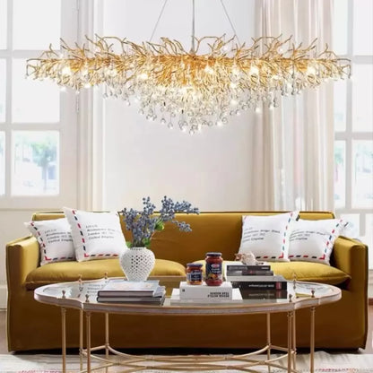 Crystalier Crystal Kaiser 13x G9 Průměr 120 cm zlatý