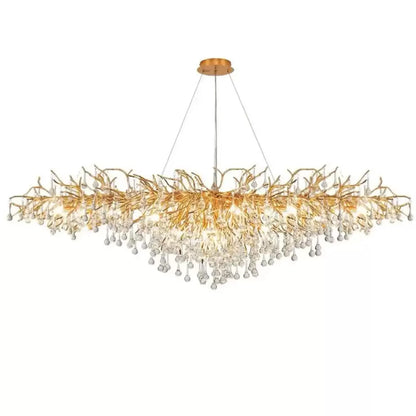 Crystalier Crystal Kaiser 13x G9 Průměr 120 cm zlatý