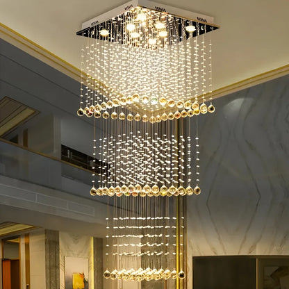 Crystal Crystal LED 80W Saturnino Gold 50cm