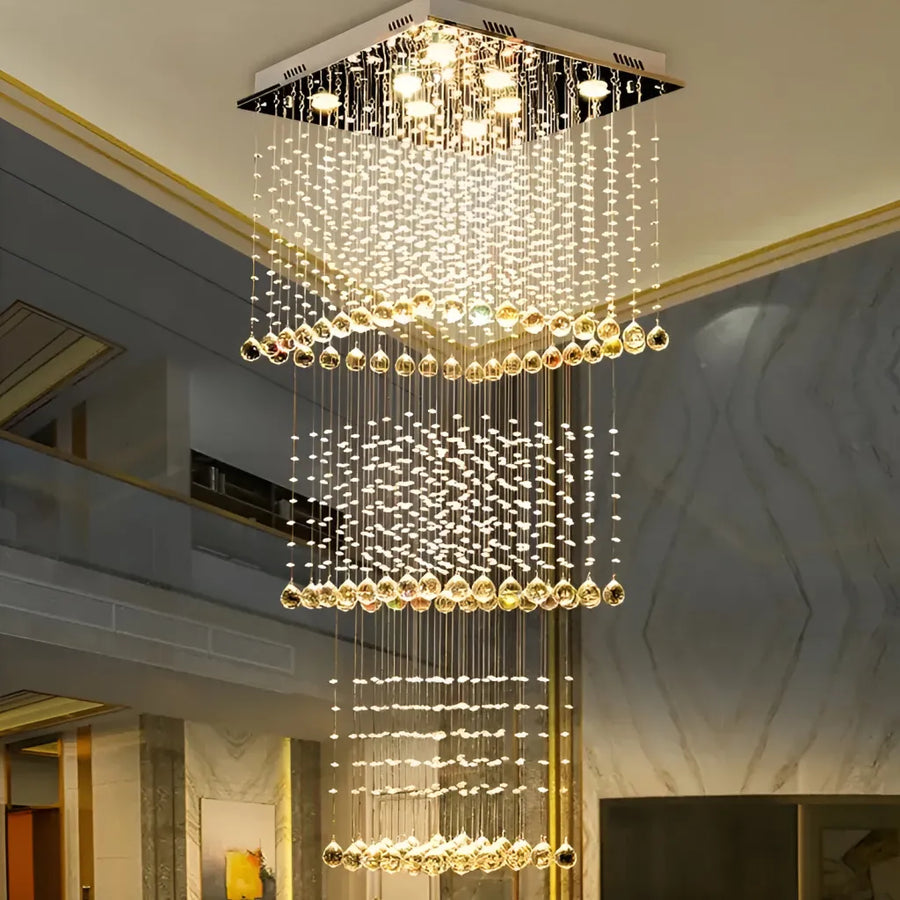Crystal Crystal LED 80W Saturnino Gold 50cm
