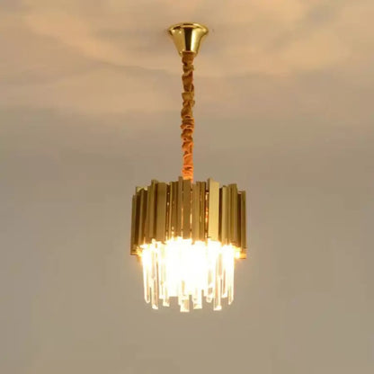 Crystal Chanderier Maximum 6x E14 Průměr 40 cm zlata
