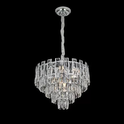 Crystal Chandier Nelson 7x E27 Silver