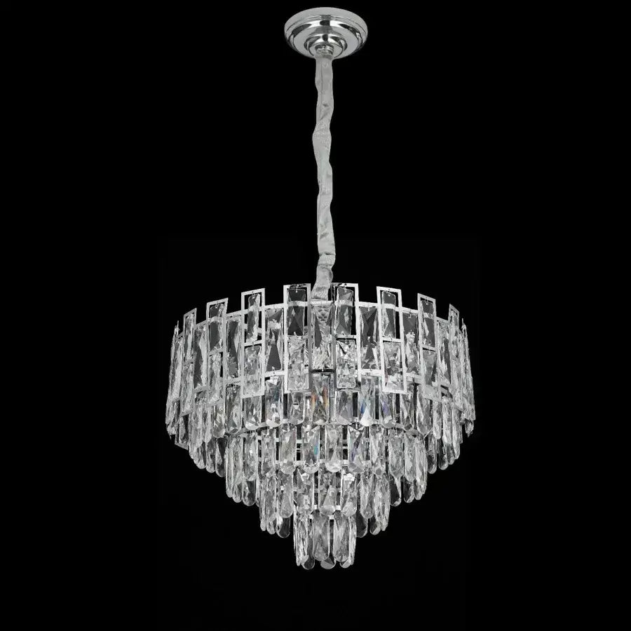 Crystal Chandier Nelson 7x E27 Silver