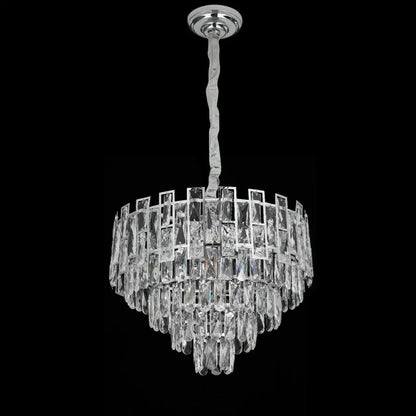 Crystal Chandier Nelson 7x E27 Silver