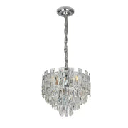 Cristal Chandier Niklaus 4x E27 Silver