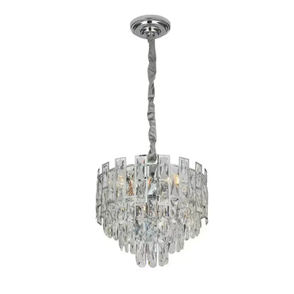 Cristal Chandier Niklaus 4x E27 Silver