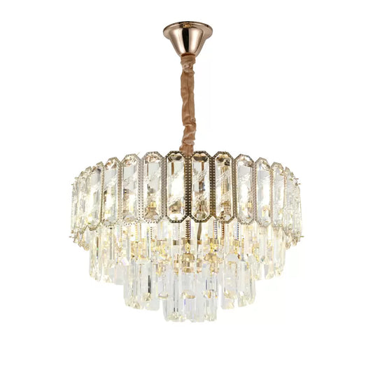 Crystal Chandier Roberto 5x E27 Gold