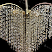 Křišťálový lustr CONWY Eleganza, 4xE27, Průměr 47cm, Zlatý