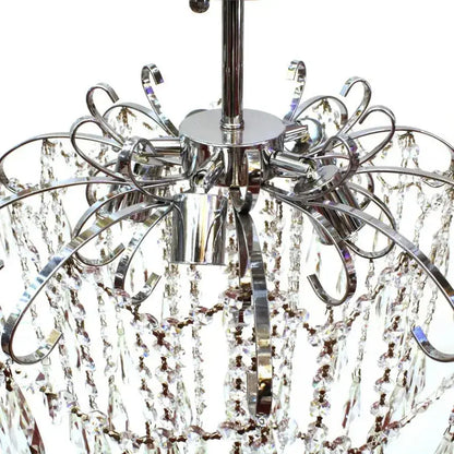 Cristal Chandier Ego 5x E27, průměr 47 cm, lesklý chrom