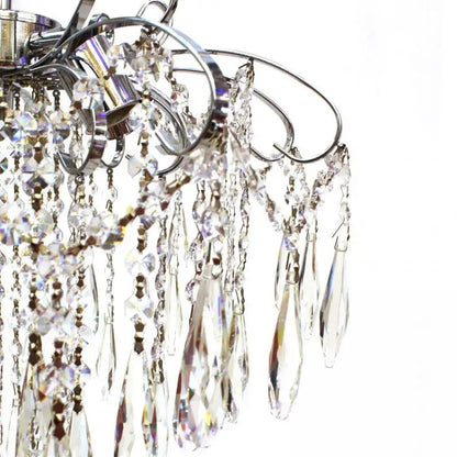 Cristal Chandier Ego 5x E27, průměr 47 cm, lesklý chrom