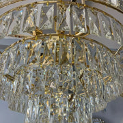 Karam 10*E27 Chandier, Metal and Crystal, Golden