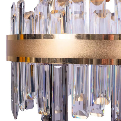 Achim LED Chanderier s dálkovým ovládáním, 200 W, 80 cm zlatý průměr, Davable