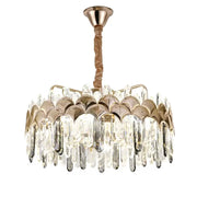Lustr LED Crystal s dálkovým ovládáním Gregory 188W Dimable Gold