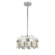 Crystal LED lustr s Maxtonem 140W Silver Dimable Remote