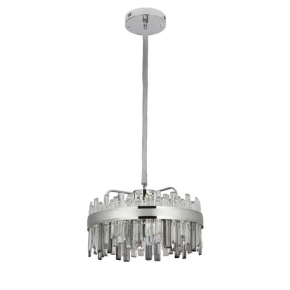 Crystal LED lustr s Maxtonem 140W Silver Dimable Remote