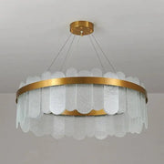 LED lustr s dálkovým ovládáním Alonzo 93W Dimable 60 cm zlatý průměr