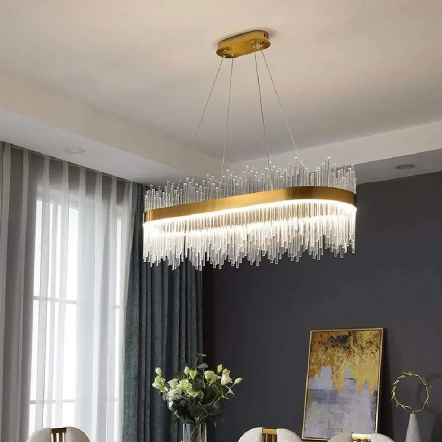 LED CHANDIER s dálkovým ovládáním Federico 105W Dimable Gold