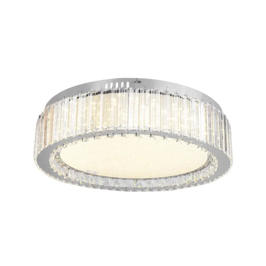 Chtíč LED Crystal s Madox 28W dálkovým ovládáním stříbra