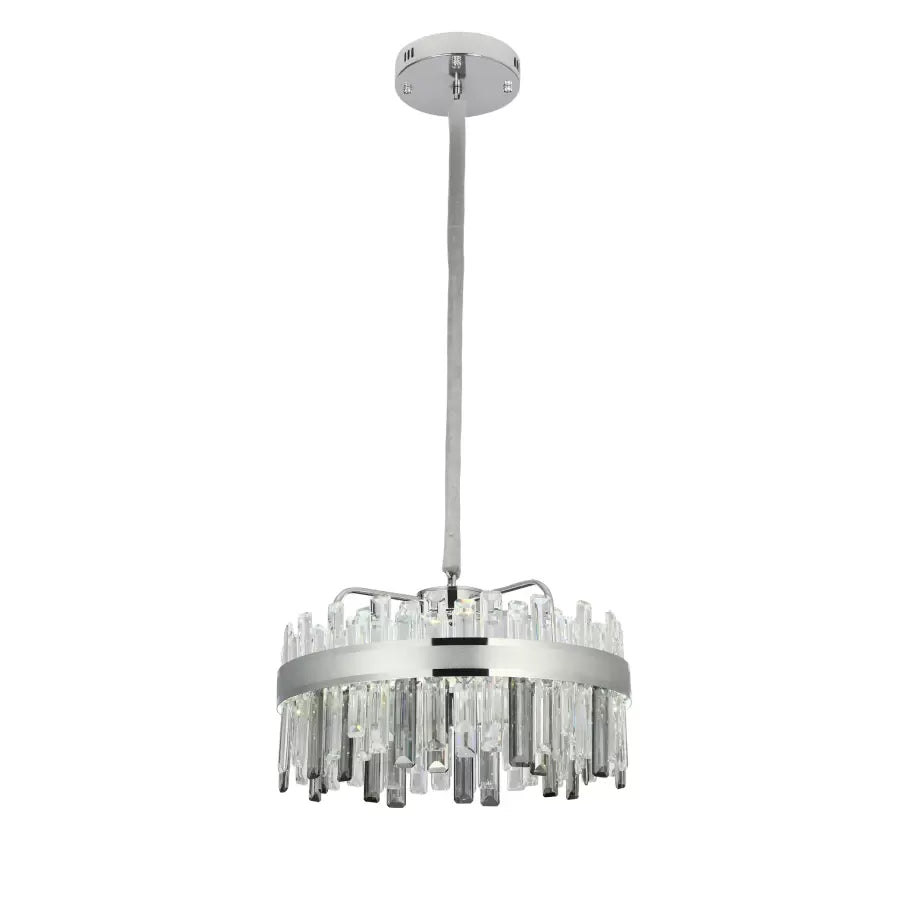 Crystal LED lustr s Melvinovým dálkovým ovládáním 112W Dimable Průměr 50 cm stříbro