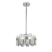 Crystal LED lustr s Melvinovým dálkovým ovládáním 112W Dimable Průměr 50 cm stříbro