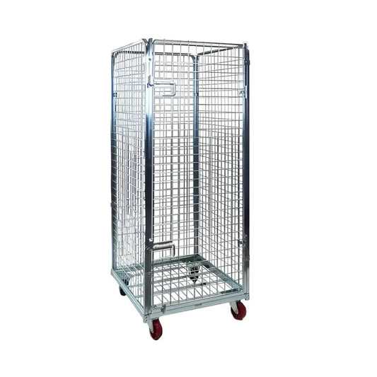 Tran Transport Transculiui se 4 stěnami 80 cmx70cmx170cm, kapacita 500 kg, stříbro