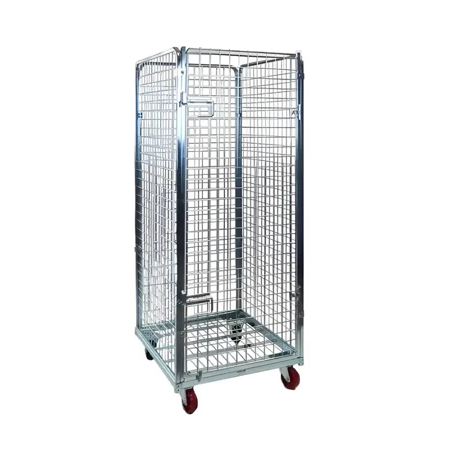 Tran Transport Transculiui se 4 stěnami 80 cmx70cmx170cm, kapacita 500 kg, stříbro